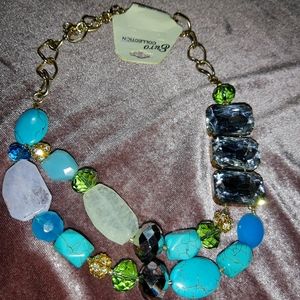 GENUINE SEMI PRECIOUS GEMSTONES NECKLACE SET.